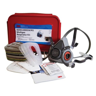 3M Respirator Kit - Multi Gas - 6259 - A1B1E1K1P2 - Medium
