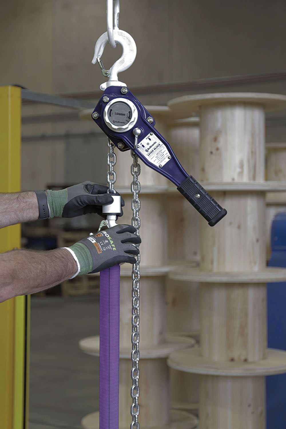 Overload Protection on a Bullivants Lever Block
