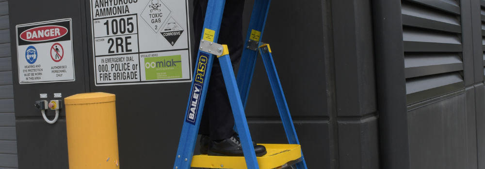 Elevate worker safety with platform ladders