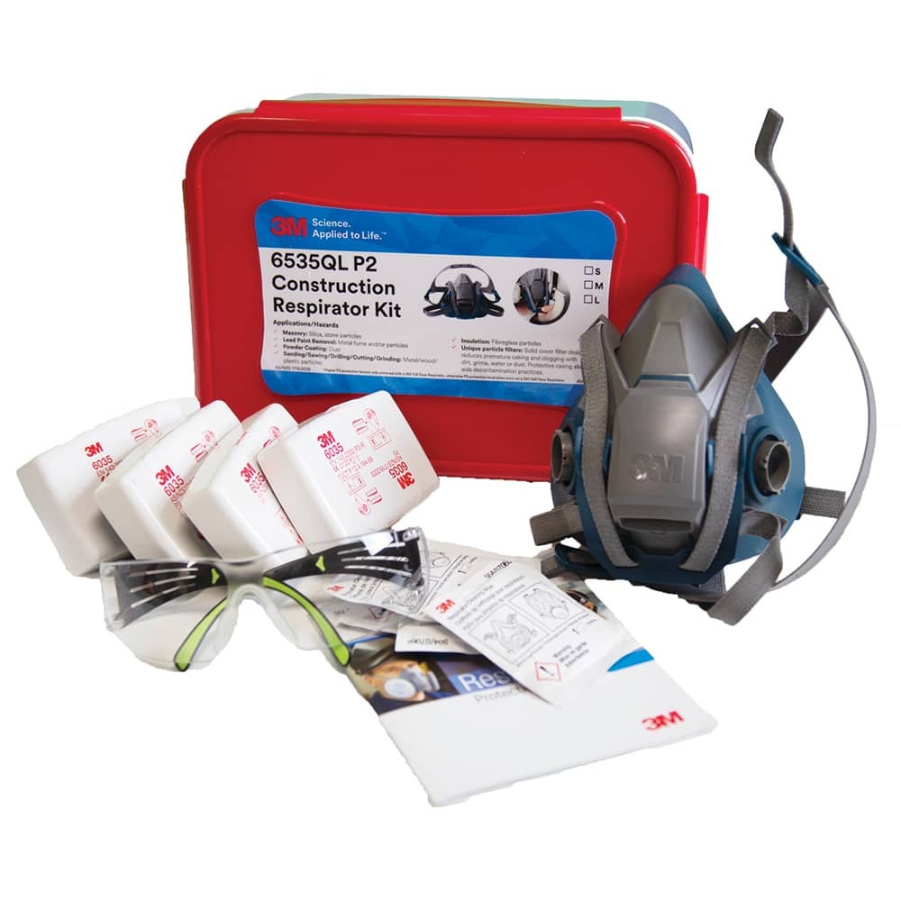 3M Respirator Kit - Construction - P2 - 6535QL - Large