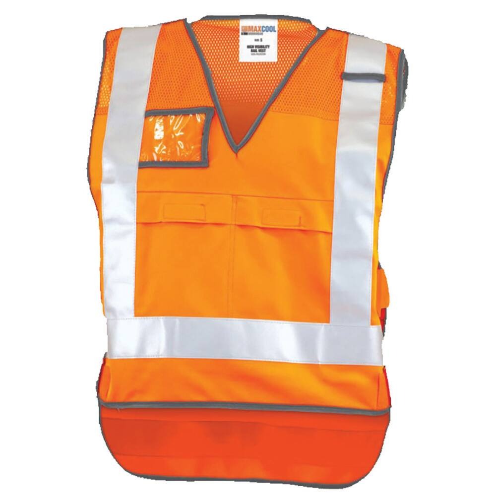 Luke Penrith MAXCOOL RVIB NSW Rail Vest - Indigenous - Bio X Back Tape - Orange XL