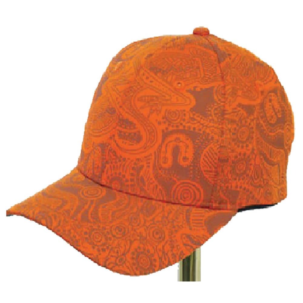 Luke Penrith MAXCOOL Cap Indigenous Bloodlines Baseball Cap - Orange - One size