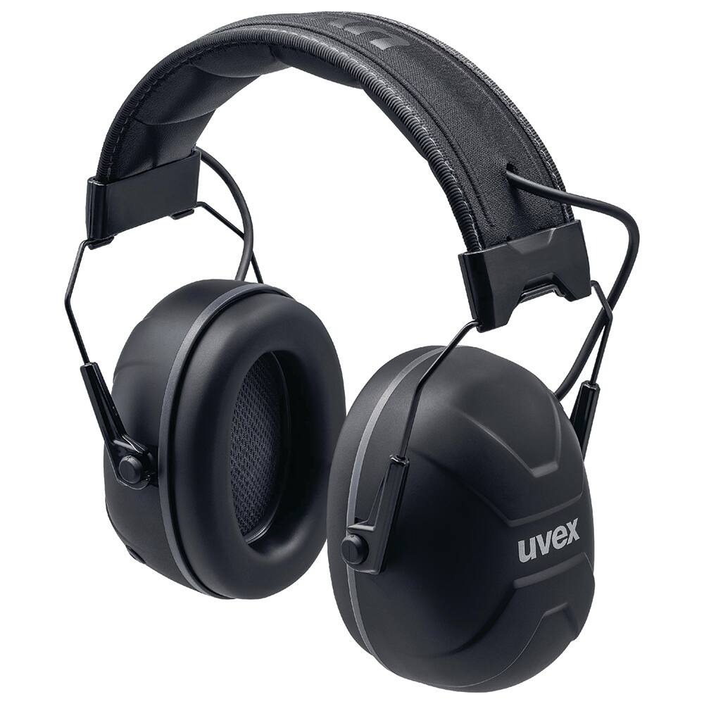 uvex 2640.001 aXess One Electronics & Communiations - Earmuffs - Foldable Headband - Bluetooth - Class 5 - 27dB - Black