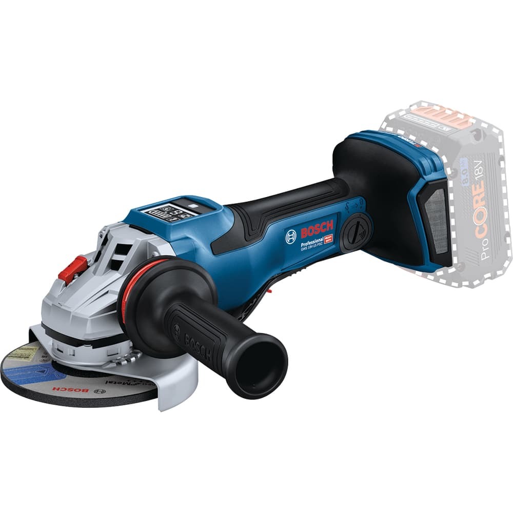 Bosch 06019H6B00 Angle Grinder - Skin - GWS 18V-15 PSC - BITURBO Brushless -18V - Blue - 125mm