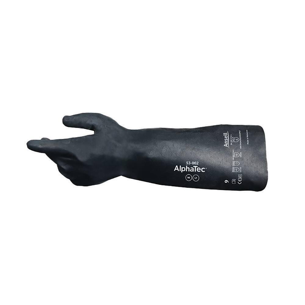 Ansell AlphaTec® 53-002 Chemical & Liquid Resistant Gloves - Neoprene & Laminate Material - Nylon Lined - 350mm - Black - 7