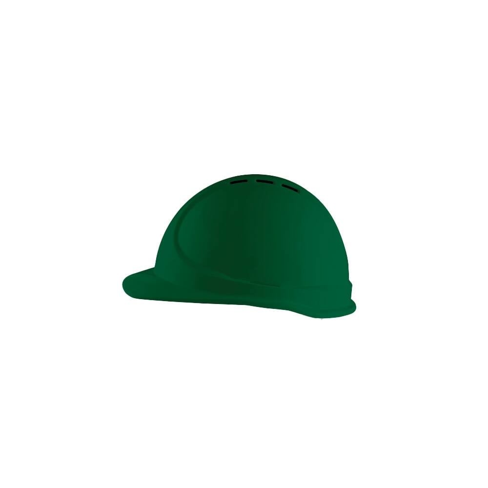 Prosafe 640 Hard Hat - Type 1 ABS - Vented - 6 Point Push Lock - Short Brim - 30mm Slots - Green