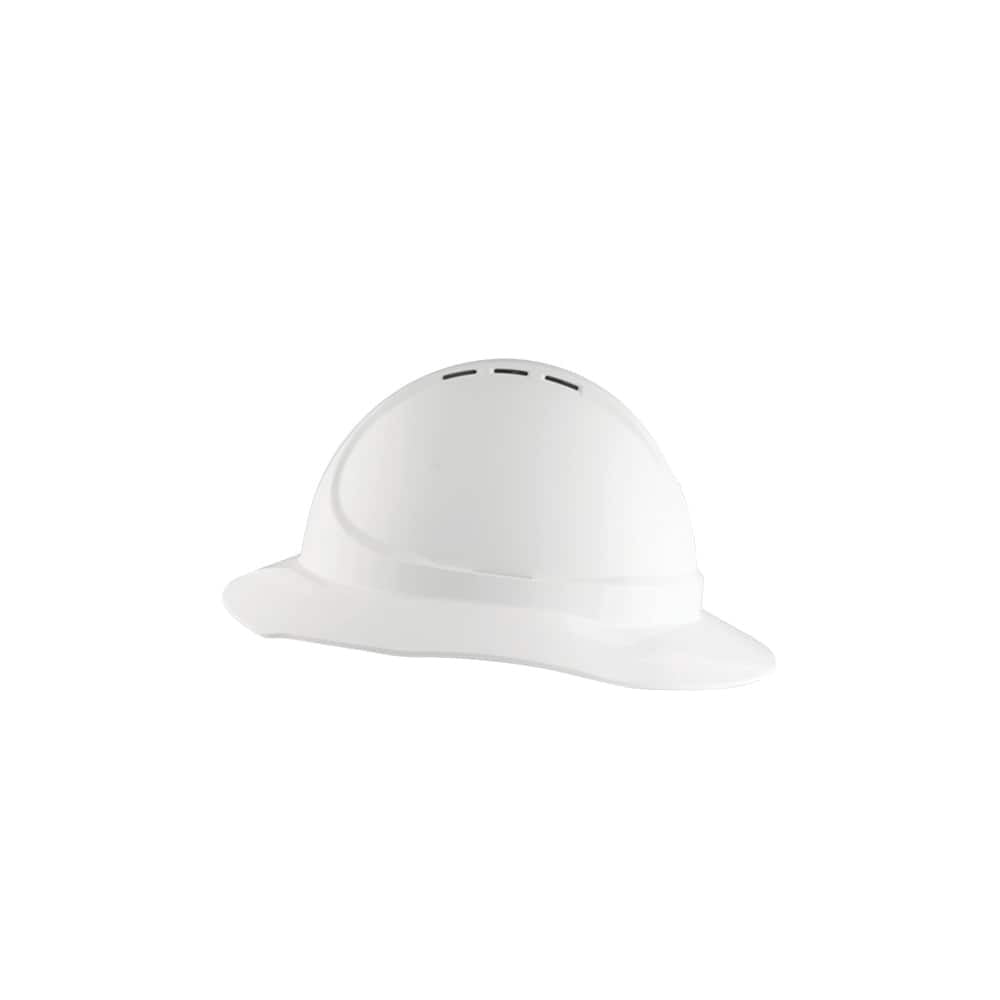 Prosafe 650 Hard Hat - Type 1 ABS - Vented - 6 Point Push Lock - Full Brim - 30mm Slots - White