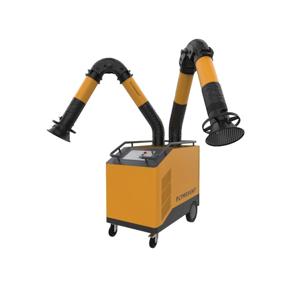 Apex Welding Safety - Plymovent - PLYSC12 - Welding Fume LEV Mobile Extraction System - Self Cleaning - 2x3m Arms - 3PH
