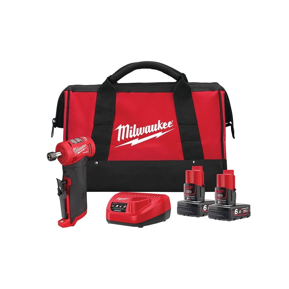 Milwaukee M12 FUEL™ Right Angle Die Grinder Kit