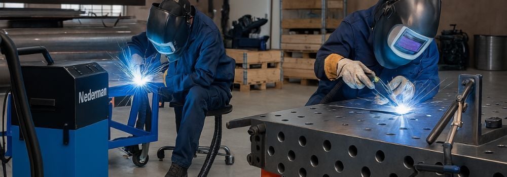 Nederman GoMax captures welding fume at the source