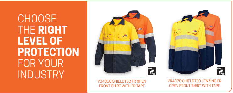Choose the right level of protection for your industry with PPE workwear