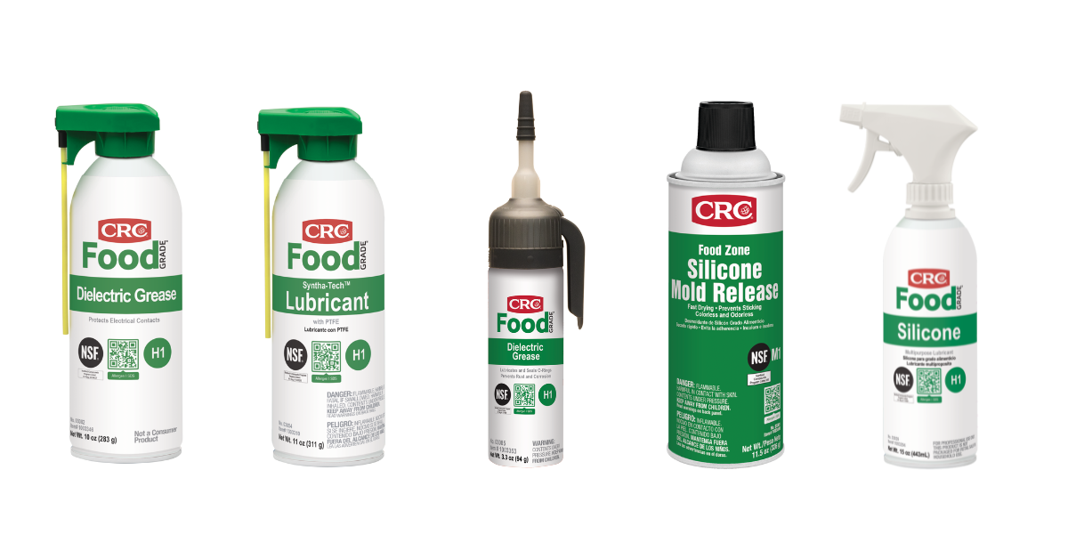 Food-safe maintenance products to keep production moving