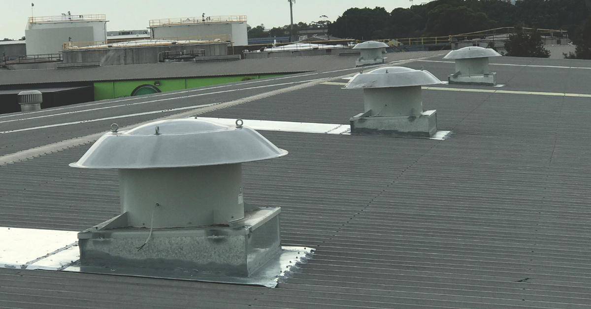 Improving Warehouse Ventilation with Hooded Roof Fans