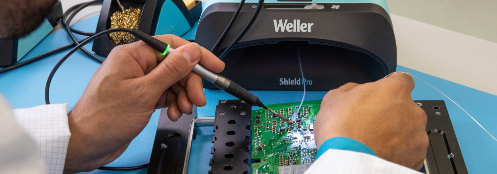Weller Zero Smog, portable and easy to use.