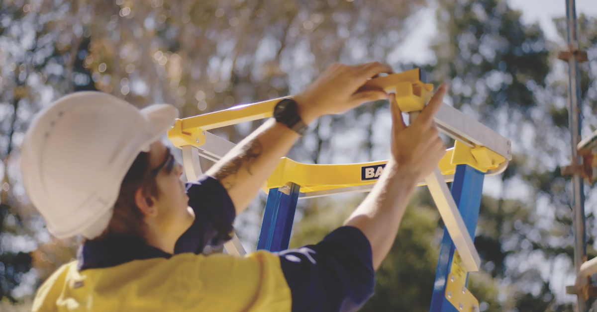 Elevate worker safety with platform ladders